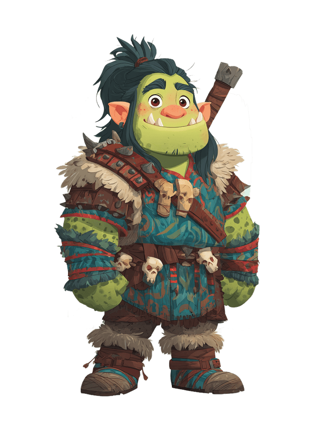 Brick, Half-Orc Barbarian
